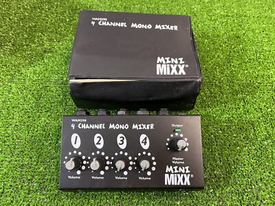 JHS WAM290 4 KANAL MIKROFON MIXER MONO MINI MIXX