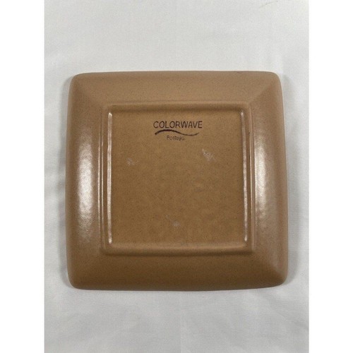 Noritake Colorwave Made In Portugal Lunch Plates Square Biege 7.5" #46 - Picture 2 of 2