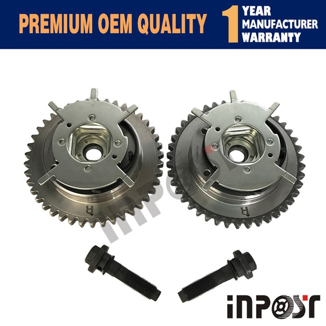 Pair Camshaft Adjuster Cam Phaser VVT Actuator For Ford F150 F250 F