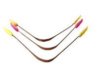 3 Pack Color Coded Unisex Pure Copper Tongue Scrapers for Oral Hygiene
