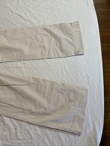 Gap Women's Size 2R True Straight Pants Career Casual Beige Tan Striped Low Rise - Picture 18 of 19