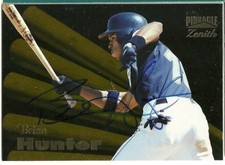 1996 Zenith BRIAN HUNTER Signed Card ASTROS portland, or