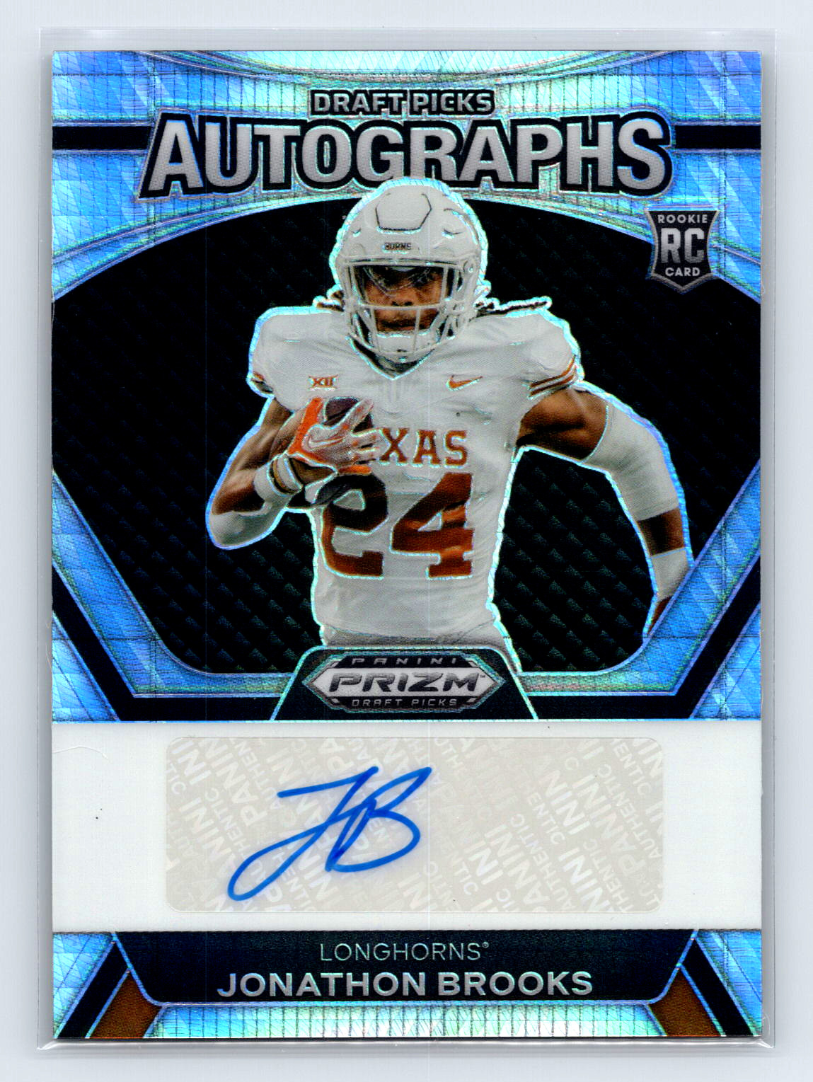 2024 Prizm Draft Picks Autographs Auto Hyper Jonathon Brooks Rookie Texas