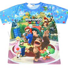 Universal Studios Japan Unisex T-shirt Super Nintendo World Mario LuigiYoshi NWT