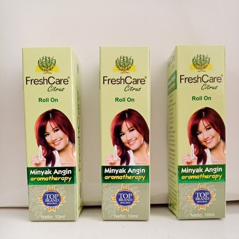 FRESHCARE CITRUS Medicated Oil Roll On Aromatherapy 4pcs