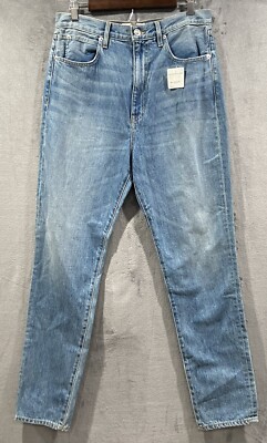SLVRLAKE Beatnik Slim Straight High Rise Light Wash Jeans Women s Size 31 NWT