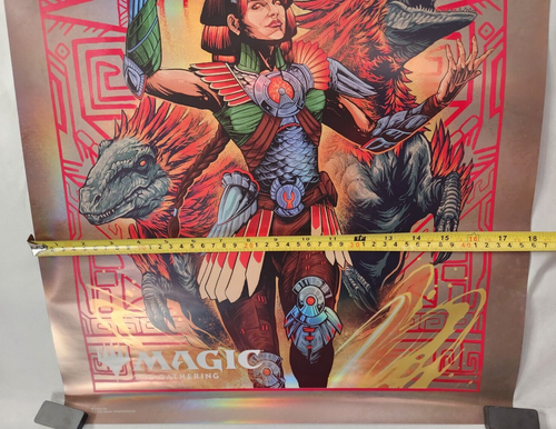 MTG Lost Caverns of Ixalan (LCI) Foil Promo Poster, 18x24, Magic the Gathering - Picture 6 of 8