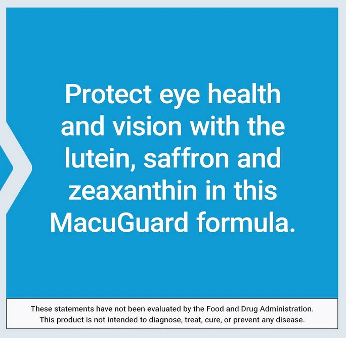 SOPORTE OCULAR MACUGUARD con SALUD OCULAR AZAFRÁN 120 Cápsulas Blandas EXTENSIÓN DE VIDA Foto 4 de 4