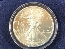 2003 American Silver Eagle Brilliant Uncirculated One Troy Ounce .999 Fine