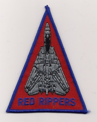 VF-11 RED RIPPERS F-14 FIGHTER SQN patch