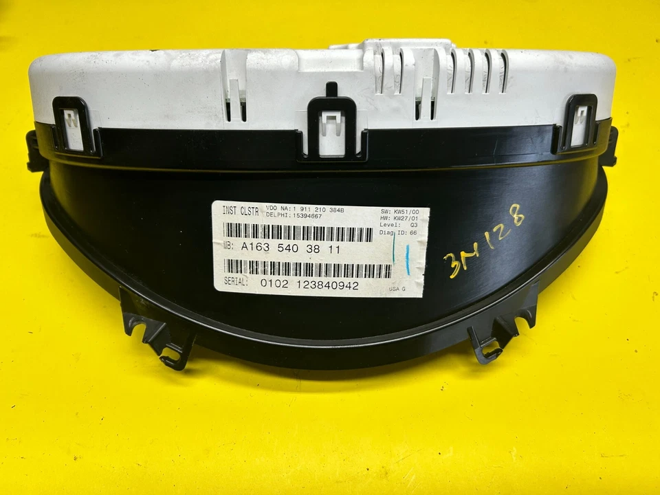 2002-2005 MERCEDES ML500 SPEEDOMTER INSTRUMENT CLUSTER GAUGE OEM 3319210087 — 第 4/4 张图片