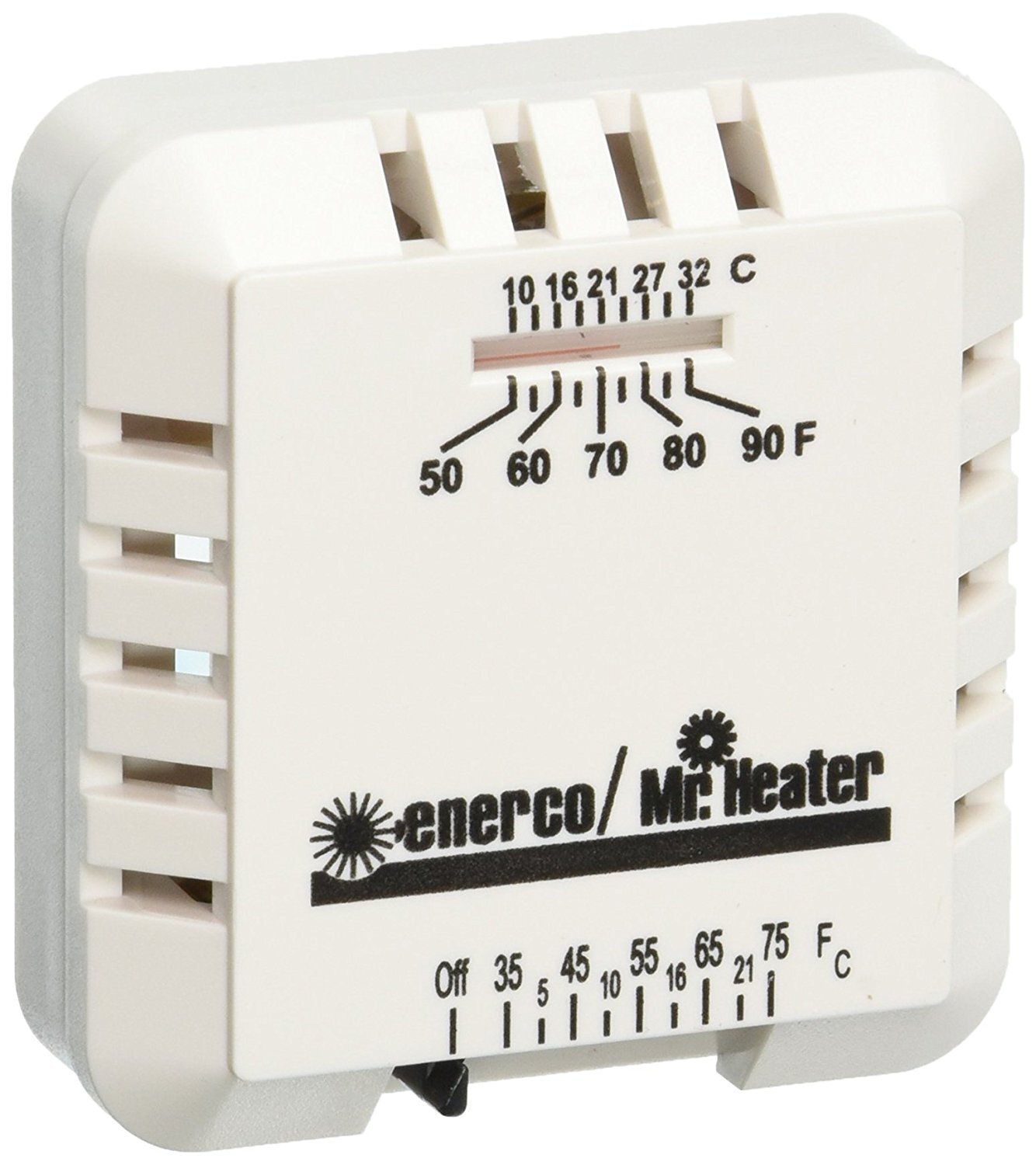 F210359 Thermostat for Heater,Tan,Small