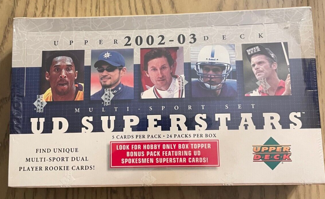 2002-03 Upper Deck UD Superstars Sealed Hobby Box | eBay
