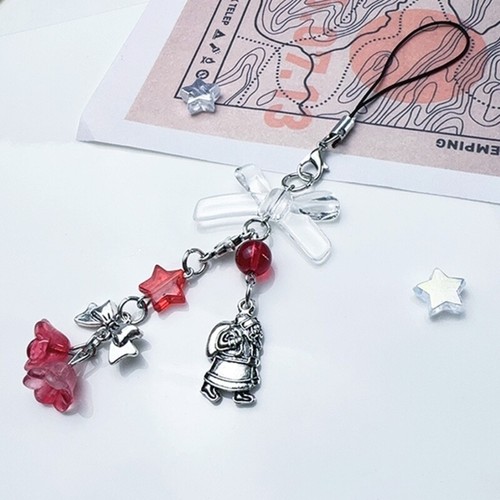 Phone Chain Bag Charm DIY Handmade Phone Chain Perfect for Christmas Party - Zdjęcie 6 z 8