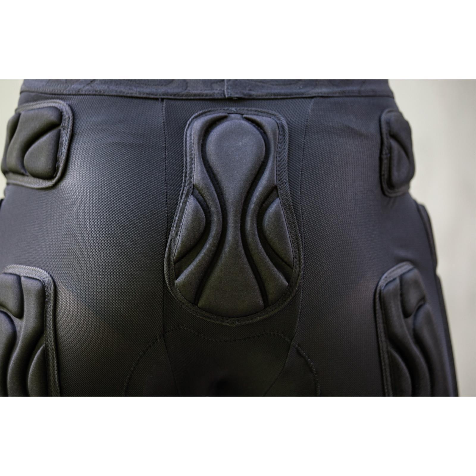 Pantaloncini protettivi Bluegrass Wolverine neri mountain bike downhill freeride foto 3