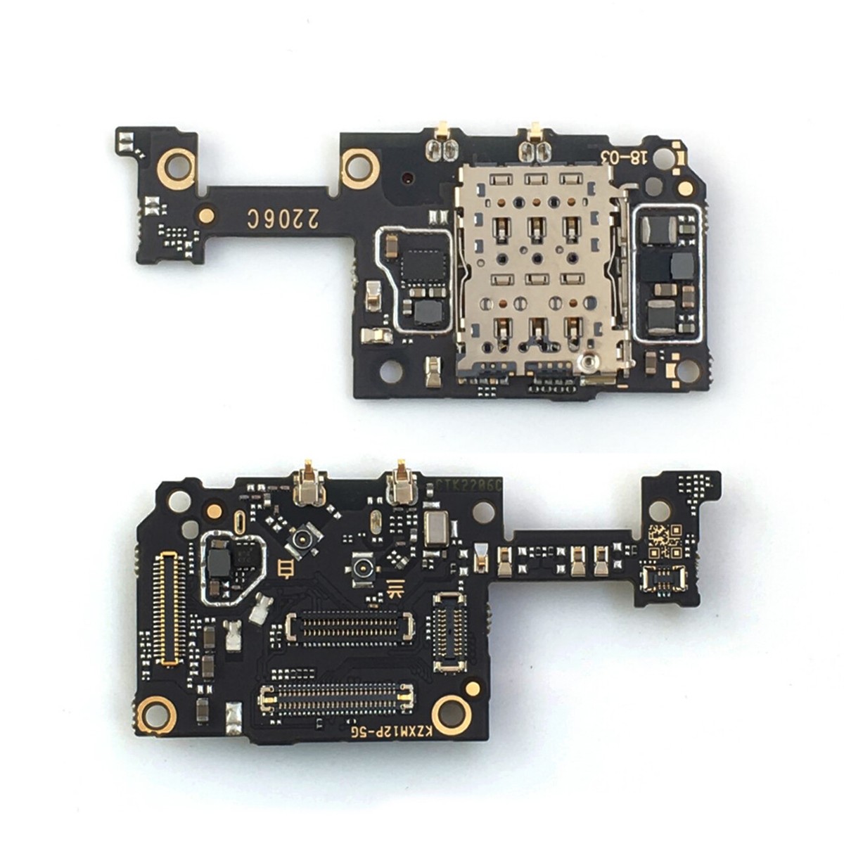 SIM Card Holder Reader MIC Flex Cable PCB Board FIX For Xiaomi Mi