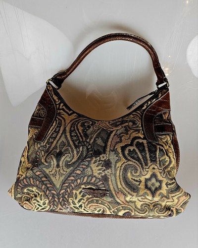 Borsa a mano Nine West Nine & Co marrone marrone chiaro borsa hobo nuova con etichetta - Foto 3 di 5