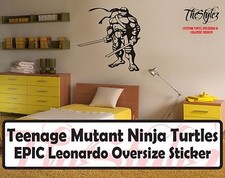 Teenage Mutant Ninja Turtles EPIC Leonardo Wall Vinyl Sticker