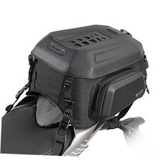 Motorcycle Travel Luggage, Expandable motorcycle tail bag Matt Black