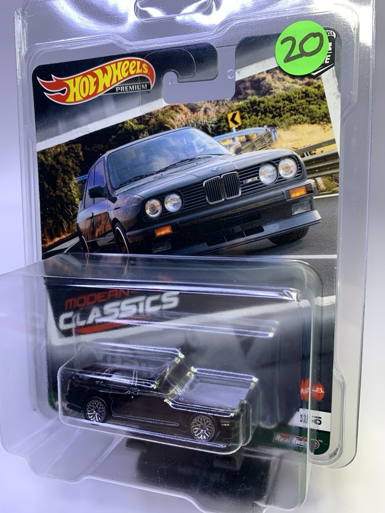 Hot Wheels Premium 1:64 Diecast BMW M3 Black 1992 Model Car Culture Modern Classics  