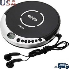 Portable CD Player W/ Anti-Skip Protection CD-R RW Compatible Repeat Random Play