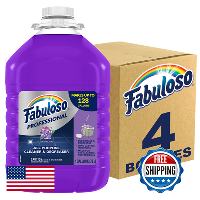 #ad FABULOSO 128oz LAVENDER Pack of 4 $71.75