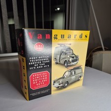 Vanguards Post Office Telephones Morris Minor & Ford Anglia Vans PO1002 1/43