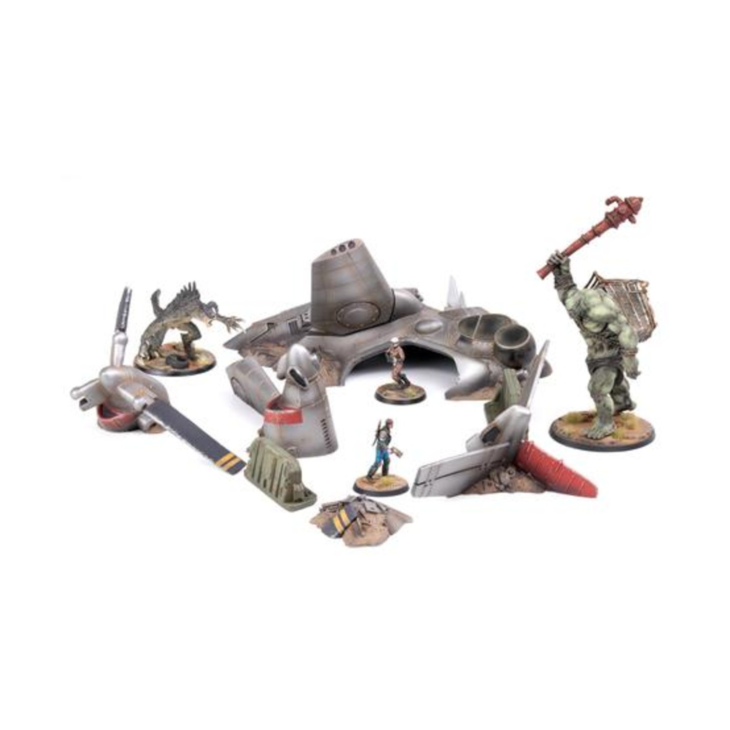 Modiphius Fallout - Wasteland Warfare 32mm Crashed Vertibird SW (New)