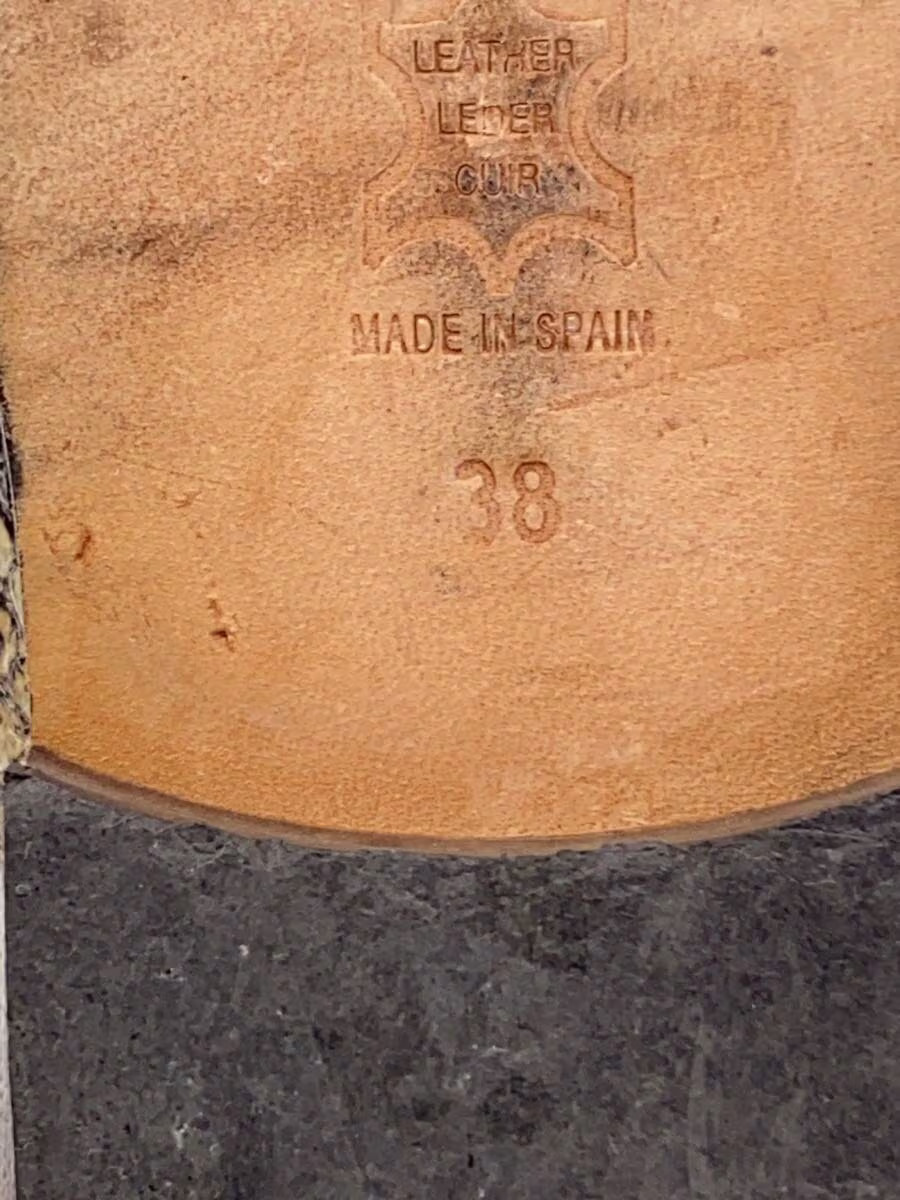 Pellico Sole Wear And Wrinkles Python Sandals 38 … - image 5