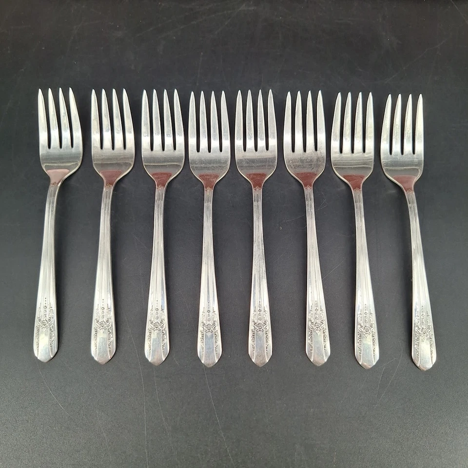 WM Rogers MFG Co. Plato Extra Original Rogers 52 Piezas Cubiertos con Caja de Almacenamiento Foto 4 de 4