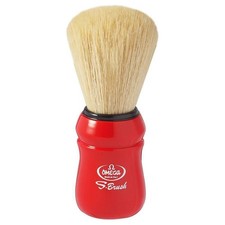 Omega S10049 S-brush Synthetic Shaving Brush - Variable Colors Red, White, Bla