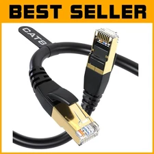 High-Speed Cat7 Cat8 Ethernet Cable 100ft - 2000Mhz