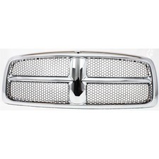 Grille Assembly Chrome Frame Ptm Honeycomb Inserts For 2002-2005 Dodge Ram 1500