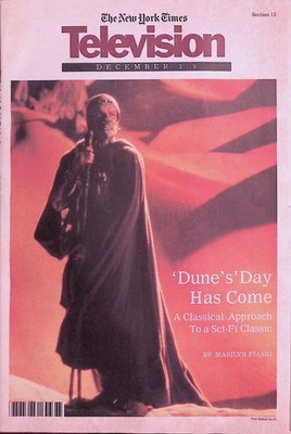 2000 NY Times TV Section Dune Miniseries Sci Fi Channel Alec Newman Guide