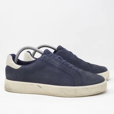 Cole Haan Mens GrandPro Luxe Slip-On Sneakers Blue Nubuck White C40668 Size 7.5M