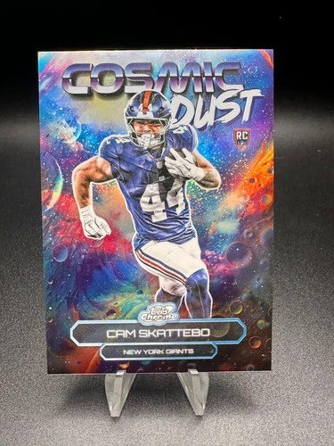 2025 Topps Cosmic Chrome Cam Skattebo Base (RAW)