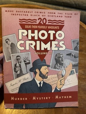 Photo Crimes Vol. 2 / Amy Carroll / Fireside Books / 1985 / Solve-them-yourself 