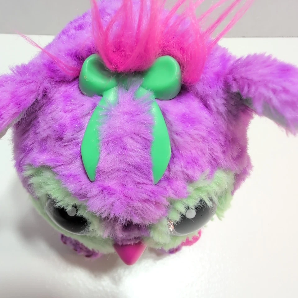 Hatchimals Hatchibabies Chipadee Girl Eyes Light Purple Green Bow No Acessories - Image 2 of 4