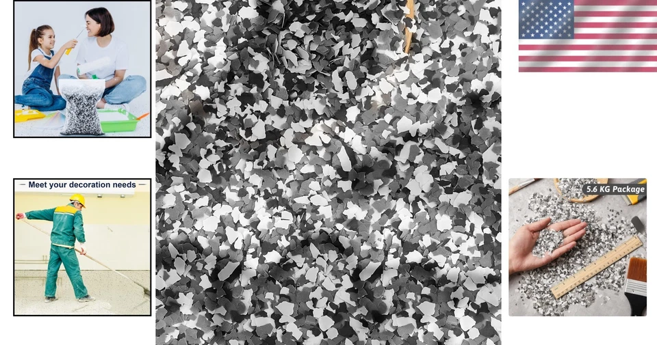 Vibrant Epoxy Paint Chips - Garage Floor Decoration, 12.4 lb - Image 2 of 4