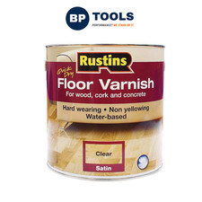 Rustins AFCS1000 Quick Dry Floor Varnish Satin 1 Litre