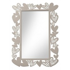 Specchio Grande Rettangolare con Cornice in Metallo - Brandani "Batticuore"