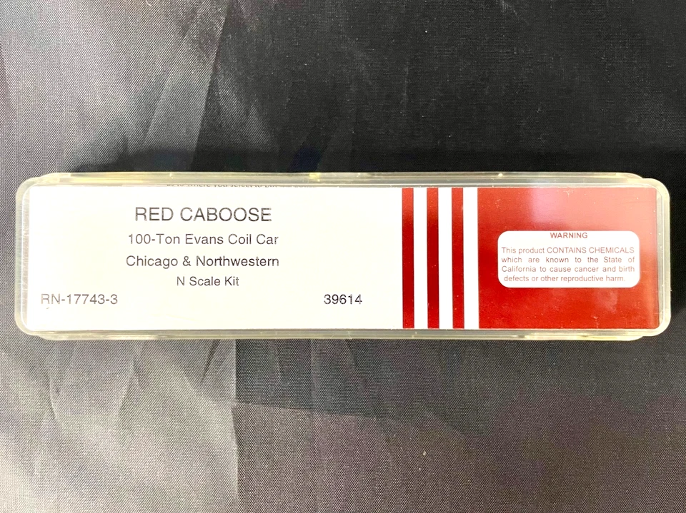 Red Caboose N-Scale 100-Ton Coil Car Kit C&NW Rd. #39614 - Image 2 of 2