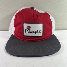 Chick Fil A Snapback Hat Cap Adjustable Trucker Mesh Workwear Souvenir Golf Mens