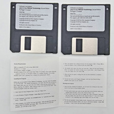 Quick  Easy Medical Terminology 2nd Ed Software   2 Original DOS Diskettes 1995