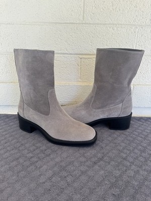 STUART WEITZMAN KAIA WOMEN BOOTIE GRAY SUEDE SIZE 9