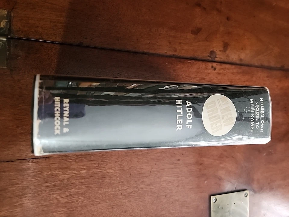 1941 My New Order Adolf Hitler Reynal & Book Hitchcock Dust Cover First Ed. Foto 3 de 4