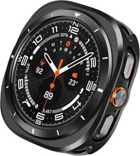 Metal Case for Samsung Galaxy Watch Ultra 47mm, Rugged Thin Hard Frame