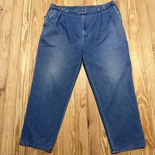 Vintage Levis Dockers Denim Pants Mens 42x30 Blue Made In USA