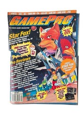 GamePro Magazine April 1993 & Star Fox Poster & Sonic Guide Vintage Gaming RARE