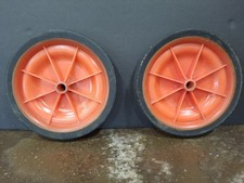 Vintage Freeport 6.5" Wagon Pedal Car Wheels 1/2" Axle Pair Parts Repair